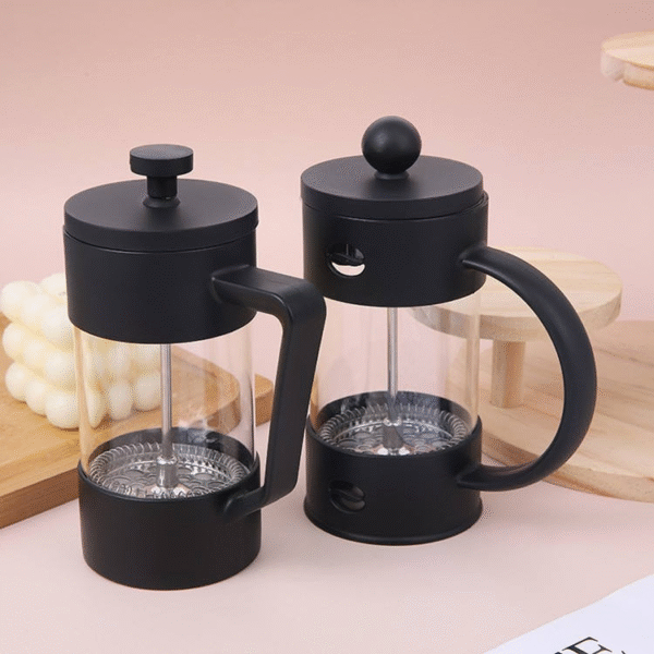 Linlan Black Color Heat Resistant High Borosilicate Glass French Press Pot Coffee Tools French Press - Image 6