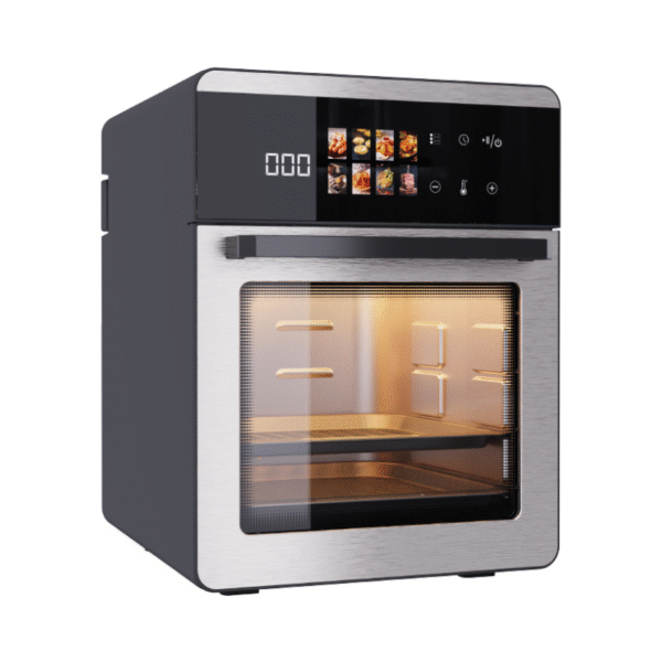 Visible Air Fryer Modern Square Design Home Smart Electric Multifunctional French Fries Machine Large Capacity - Image 4