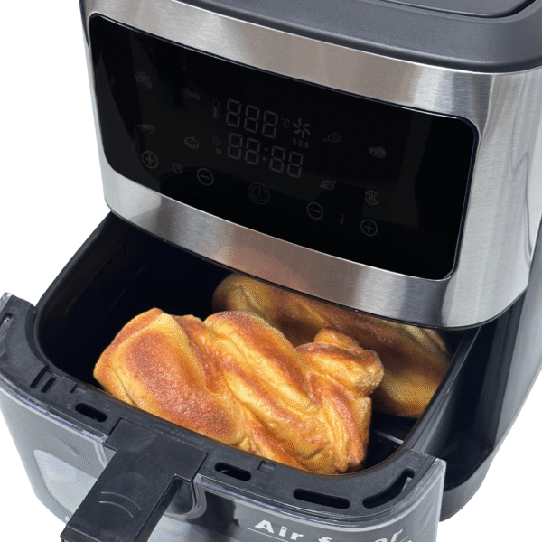 Intelligent Modern 6.8L Large-Capacity Stainless Steel Air Fryer Visual Household Electric Grill Multi-Functional for Car Cooks - Image 9