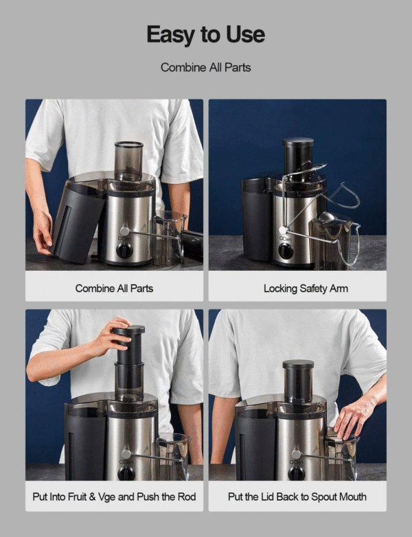 Competitive Price Good Quality Household Juicer Blender Automatic Fruit Juicer - Image 8