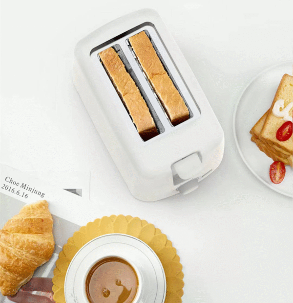 Full-automatic Household Baking Toast 2 Slice Breakfast Bread Sandwich Electric Heating Toaster - Image 5