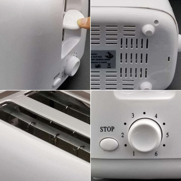Full-automatic Household Baking Toast 2 Slice Breakfast Bread Sandwich Electric Heating Toaster - Image 10