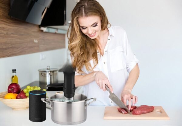 Sous Vide,Sous Vide Machines 1100W, Ultra-quiet Wifi Connect App Control with Recipe Fast-Heating Immersion Circulator - Image 8