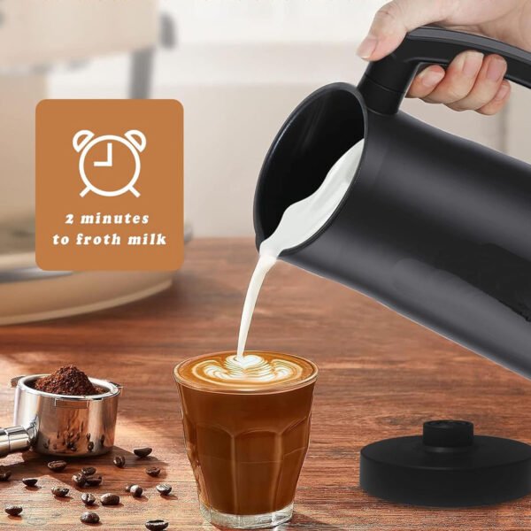 Hot Selling Warm and Cold Foam Milk Maker Auto Electric Milk Frother - Image 7