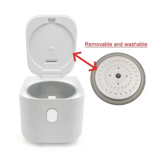 Kitchen 2.5L Rice Cooker Small Portable Mini Creamy White Multipurpose Digital Smart Electric Rice Cooker - Image 9