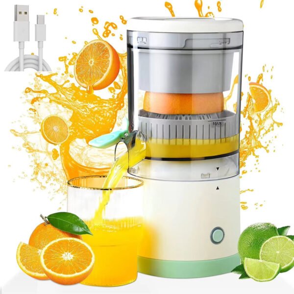 wholesale USB Rechargeable Electric Wireless Portable Home Use Big Mouth Fruit and Vegetable Juicer - Image 3