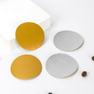 Customizable Plastic Cup Sealing Lids With Easy Peel Heat Sealing for coffer capsule /Yogurt and Glass/Plastic Bottles