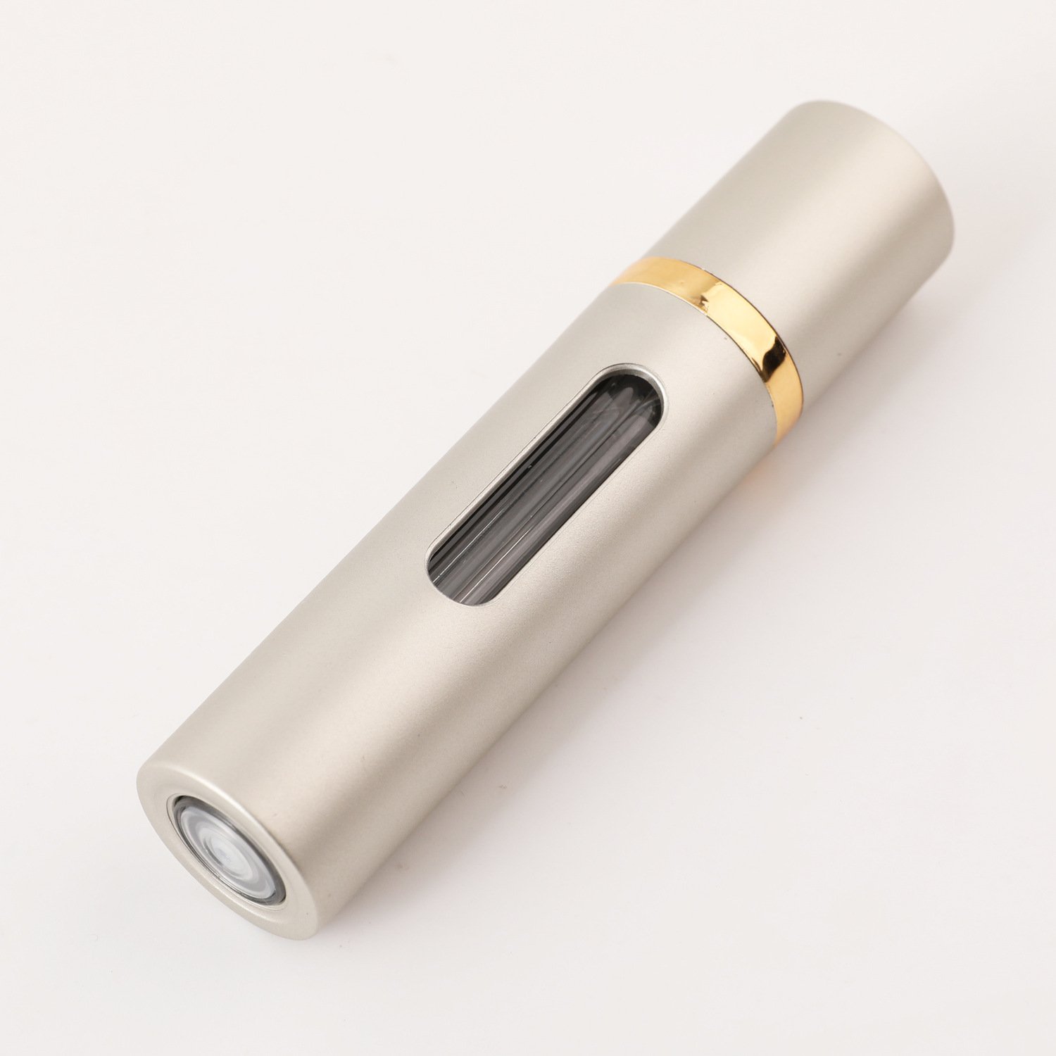 Portable Travel Size 5ml 8ml Bottom Refill Aluminum Glass Spray Perfume Bottle With Cap - Image 3