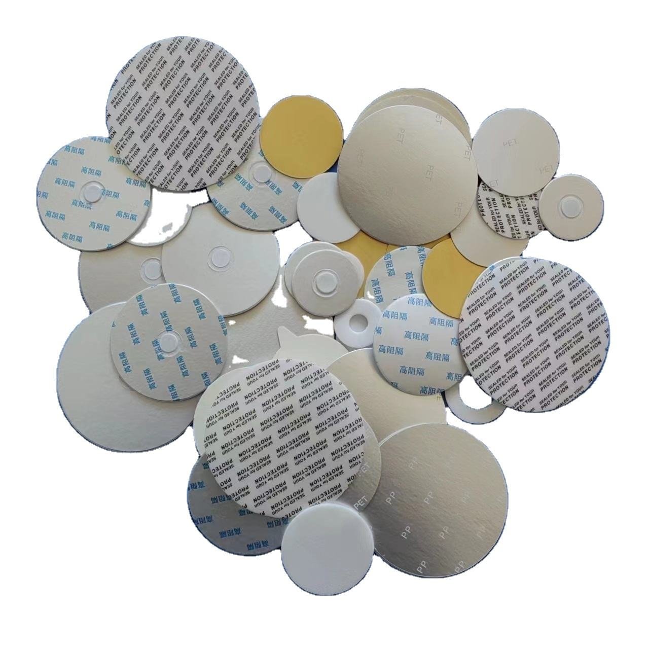 Heat Seal Aluminium Foil Easy Peel off Laminated Seals/Lids/liners for Bottles