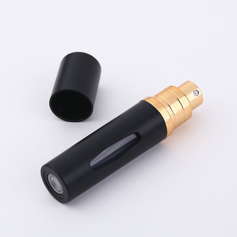 Portable Travel Size 5ml 8ml Bottom Refill Aluminum Glass Spray Perfume Bottle With Cap - Image 6