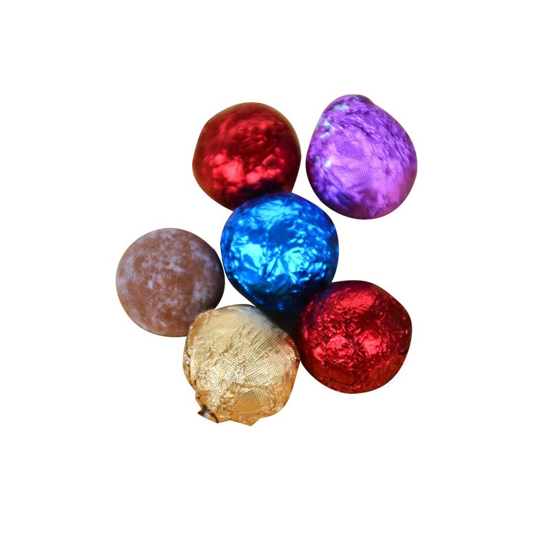 Wholesale Embossed Plain Treatment Chocolate Wrapping Aluminum Foil Paper for Food and Party Candy Packing - Image 2