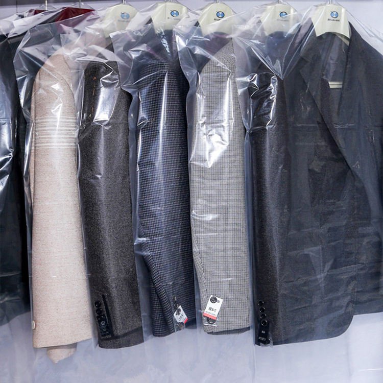 Dry Cleaning Plastic Bag clear Plastic Garment Cover Bag Plastic Dust Cover - Image 7