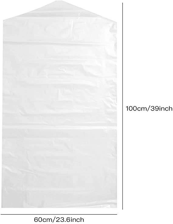 Dry Cleaning Plastic Bag clear Plastic Garment Cover Bag Plastic Dust Cover - Image 5