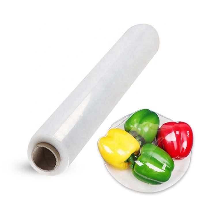 Food Grade 12mic Custom size Fresh Keeping PE Cling Film Food Wrap