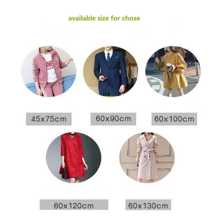 Dry Cleaning Plastic Bag clear Plastic Garment Cover Bag Plastic Dust Cover - Image 8