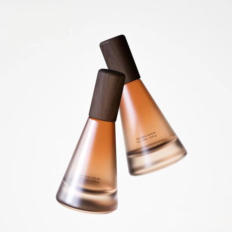 New 15ml Frosted Amber Glass Perfume Bottle with Thick Base and Tapered Dropper/Spray - Image 8