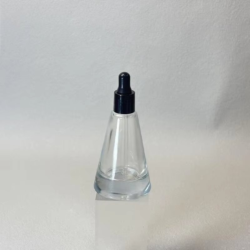 New 15ml Frosted Amber Glass Perfume Bottle with Thick Base and Tapered Dropper/Spray - Image 9