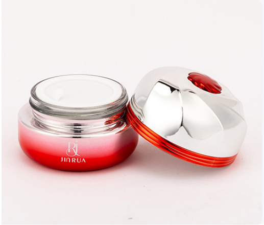 Luxury cosmetic bottle packaging set featuring a skincare glass jar, cream container, and lotion pump bottle for lotions and creams. - Image 7